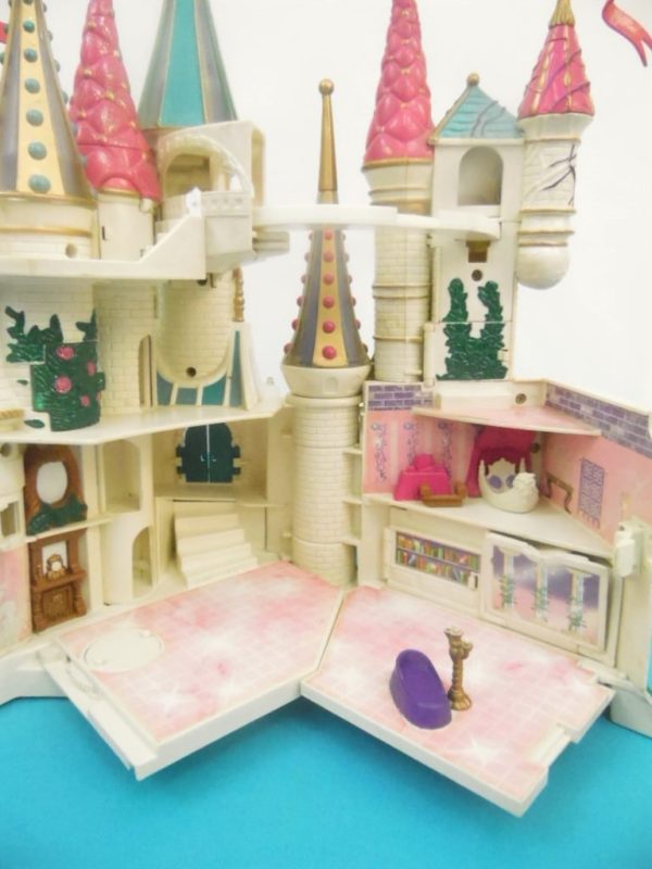 Jouet Polly Pocket - Chateau la belle et la bête - Bluebird - Année 1998