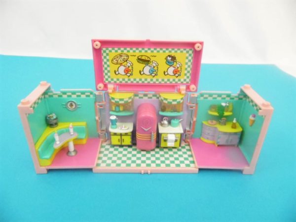 Jouet Polly Pocket - L'immeuble Deluxe Mansion Dream - Bluebird - Année 1999