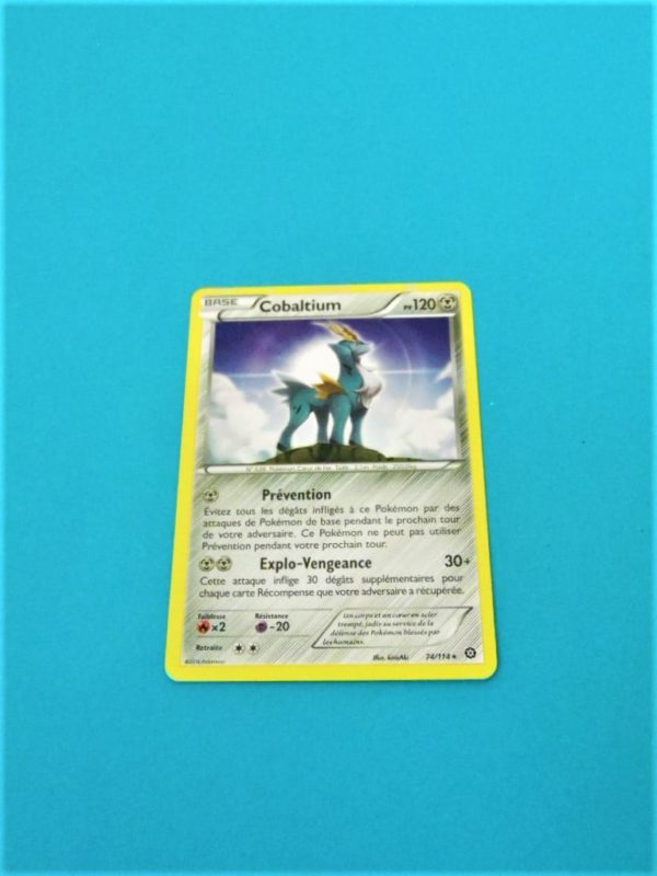 Carte Pokemon FR - Cobaltium 120PV - 74/114 - XY Offensive Vapeur