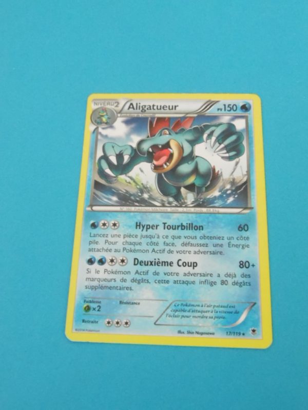 Carte Pokemon FR - Aligatueur150PV - 17/119 - XY Vigueur Spectrale