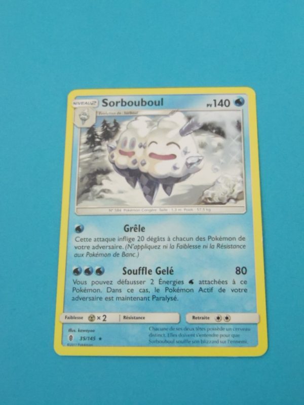 Carte Pokemon FR - Sorbouboul 140PV - 35/145 - SM Gardiens Ascendants