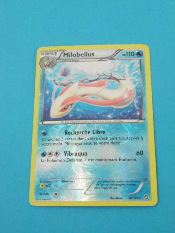 Carte Pokemon FR - Milobellus 110PV Reverse - 28/124 - Noir & Blanc Dragons Exaltés