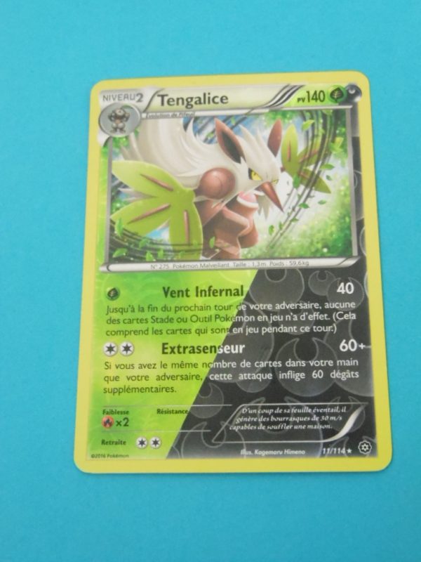 Carte Pokemon FR - Tengalice reverse 140PV - 11/114 - Offensive Vapeur