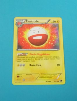 Carte Pokemon FR - Electrode 90PV - 33/116 - Noir & Blanc Glaciation Plasma