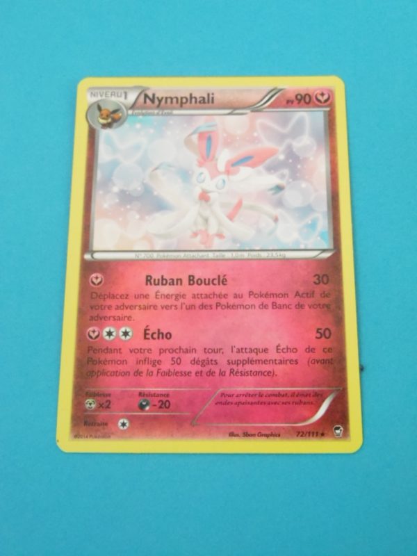 Carte Pokemon FR - Nymphali 190PV - 72/111 - XY Poings Furieux