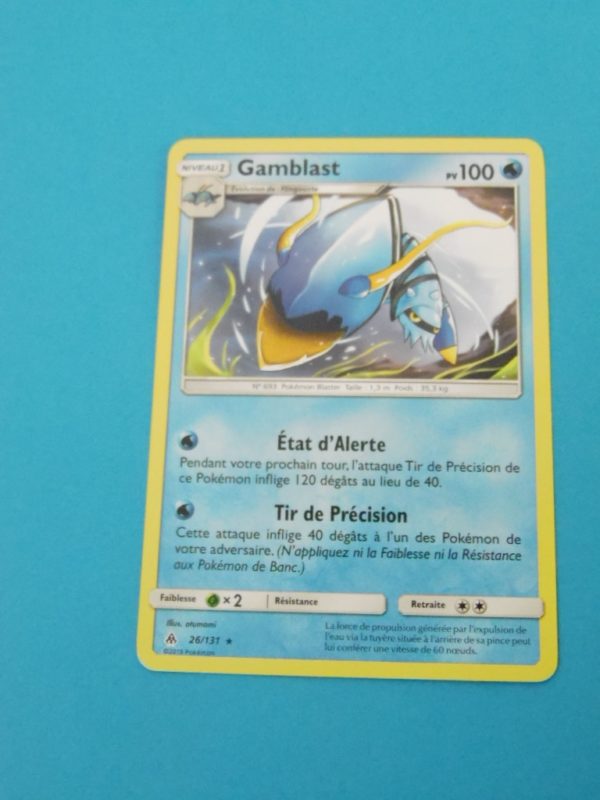 Carte Pokemon FR - Gamblast - 100PV - 26/131 - Lumière Interdite