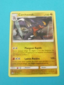 Carte Pokemon FR - Carchacrok 150PV - 99/156 - Ultra-Prisme