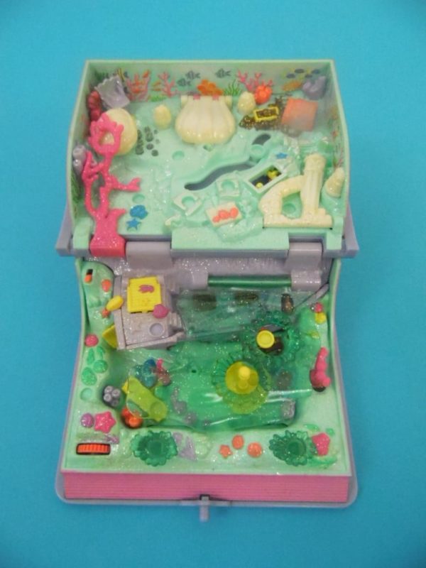 Livre Polly Pocket - Bleubird - Année 1995 - Mermaid Adventure sirène