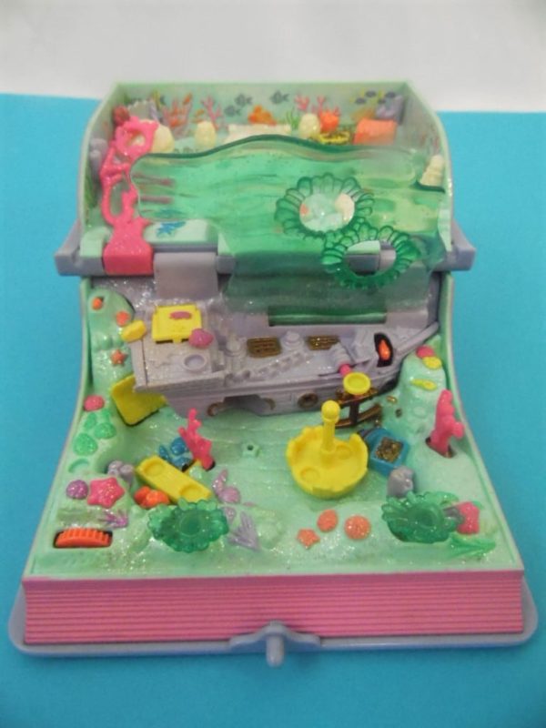 Livre Polly Pocket - Bleubird - Année 1995 - Mermaid Adventure sirène