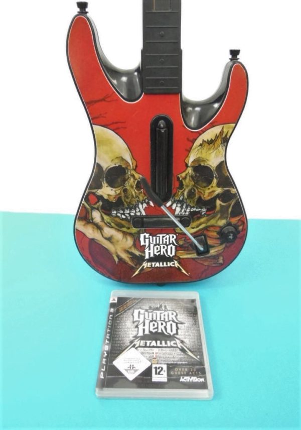 Jeu vidéo PS3 - Guitar Heros Metallica + Guitare sur IQOQO collection