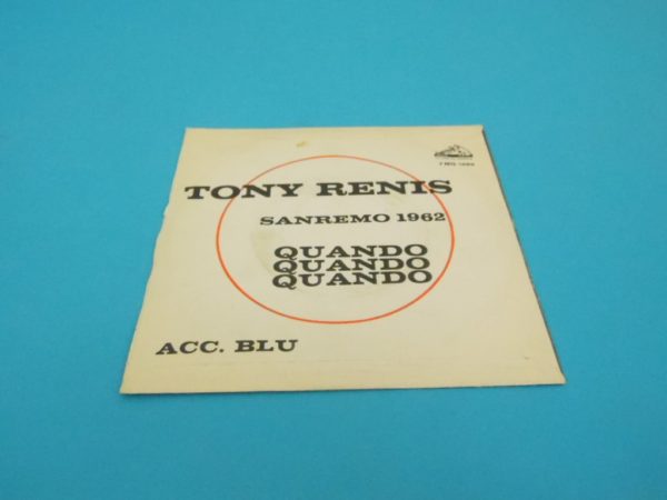 Disque vinyle - 45T - Tony Renis
