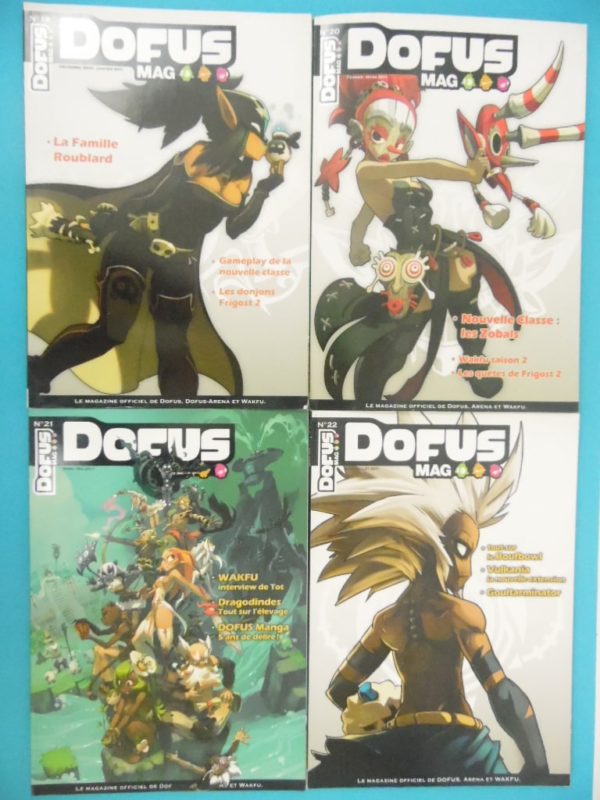 Magazines Dofus - N° 19 à 22