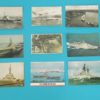 9 Cartes Postales - Thèmes bateaux Militaires