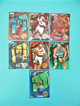 Cartes de 7 joueurs NBA - FLEER - 96/97 - Rookie Rewind