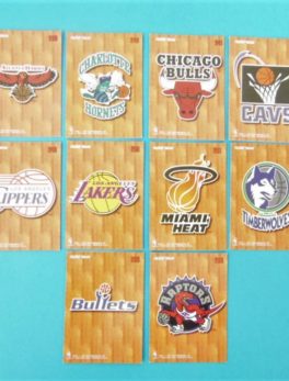 Cartes de 10 club NBA - FLEER - 95/96 - Version Européen
