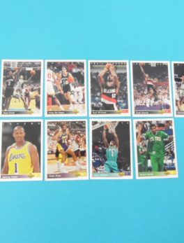 Lots de 11 cartes Upper Deck - 92/93