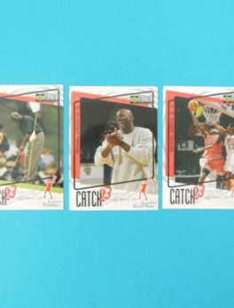 Lot de 3 cartes Upper Deck - CATCH 23 - Michael Jordan