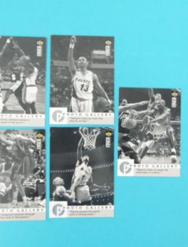 Lot de 5 cartes Upper Deck - PHOTO GALLERY