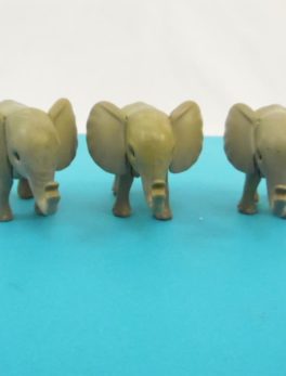 Lot de 3 bébé éléphants Playmobil - Année 1980