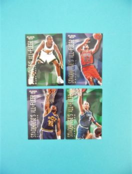 Cartes de 4 joueurs NBA - FLEER - 96/97 - Stackhouse's All-Fleer