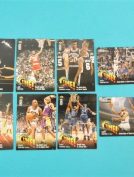 Lots de 8 cartes Upper Deck - 1995 Play Off Time