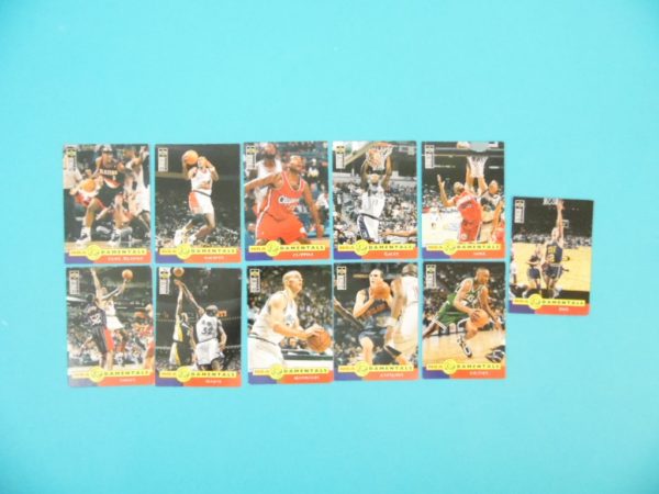 Lots de 11 cartes Upper Deck - 1996 - Fun Damentals