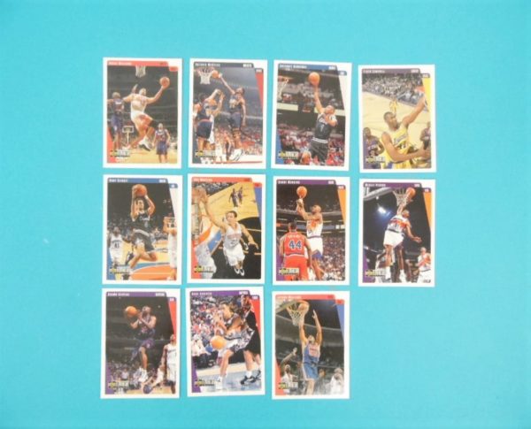 Lots de 11 cartes Upper Deck - 1997