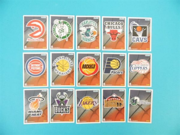 Cartes de 15 club NBA - FLEER - 95/96 - Version Européen