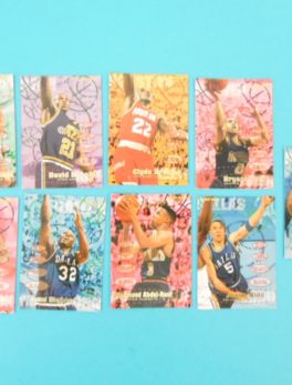 Cartes de 9 joueurs NBA - FLEER - 95/96