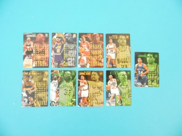 Cartes de 9 joueurs NBA - FLEER - 95/96