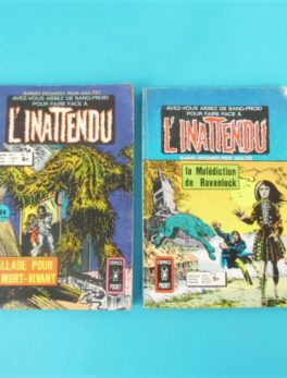 2 Comics L'inattendu N°7 et N°8 - Année 1976