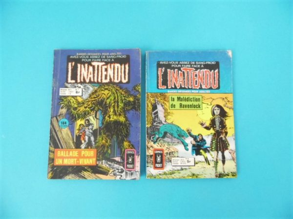 2 Comics L'inattendu N°7 et N°8 - Année 1976