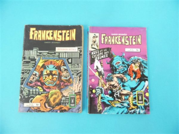2 Comics Pocket - Frankenstein N°18 et N°19 de 1980