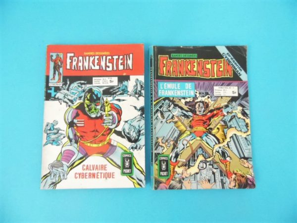 2 Comics Pocket - Frankenstein N°9 et N°10 de 1978