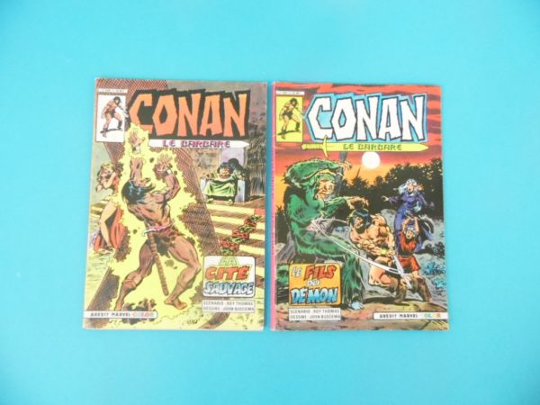 2 Comics Conan Le Barbare N°1 et N°2 de Stan Lee - VF