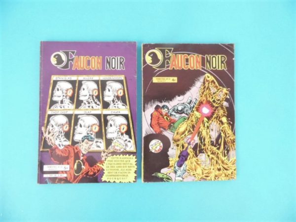 2 Comics Pocket - Faucon Noir N°21 et N°22 - Année 1981