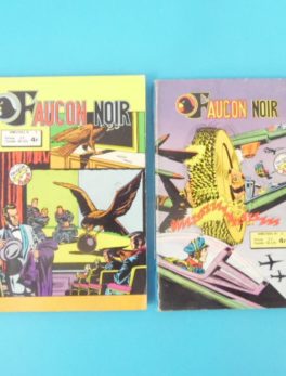 2 Comics Pocket - Faucon Noir N°08 et N°09 - Année 1978