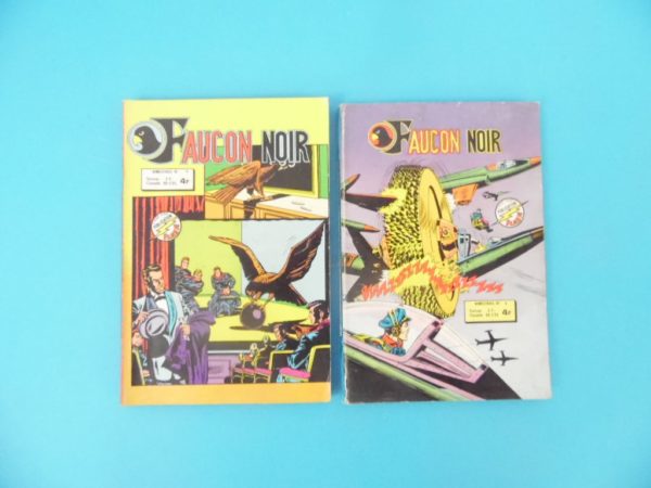 2 Comics Pocket - Faucon Noir N°08 et N°09 - Année 1978