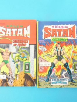 2 Comics Pocket - Le fils de Satan N°14 et N°15 de 1979