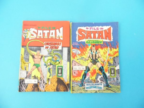 2 Comics Pocket - Le fils de Satan N°14 et N°15 de 1979