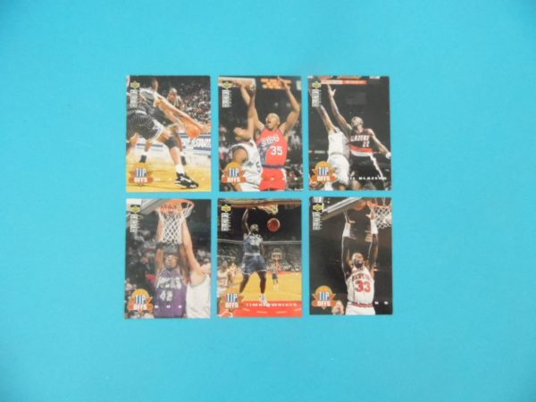 Lot de 6 cartes Upper Deck - Tips Off