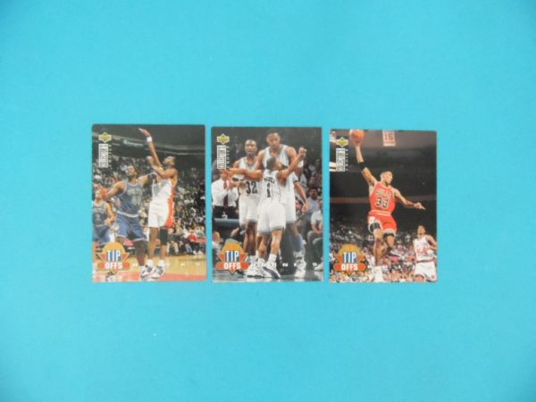 Lot de 3 cartes Upper Deck - Tips Off