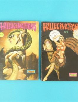 2 Comics Pocket - Hallucinations N°9 et N°10 de 1979