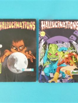 2 Comics Pocket - Hallucinations N°13 et N°14 de 1979