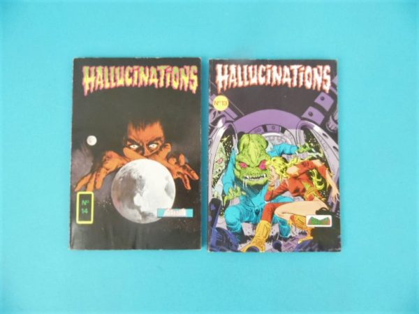 2 Comics Pocket - Hallucinations N°13 et N°14 de 1979