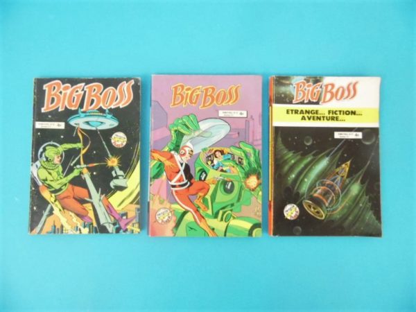 3 Comics Pocket - Big Boss N°50, N°51 et N°52 de 1980