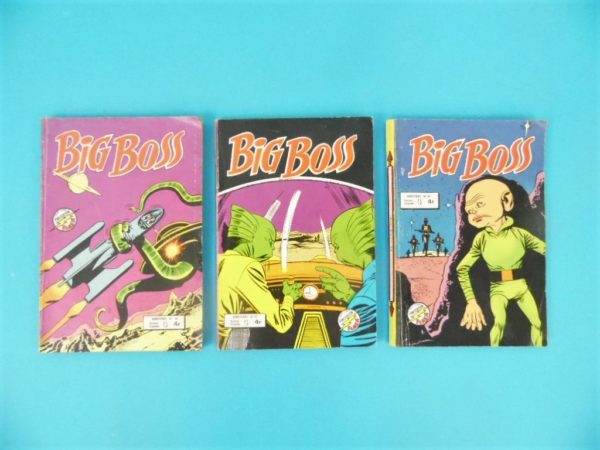 3 Comics Pocket - Big Boss N°39, N°40 et N°41 de 1979