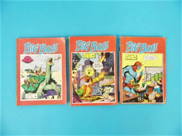 3 Comics Pocket - Big Boss N°30, N°31 et N°32 de 1977