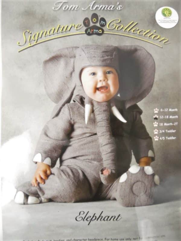 Déguisement enfant - 12 / 18 mois - L'éléphant