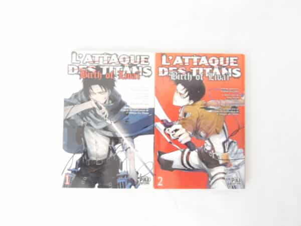 Manga L'attaque des Titans - Tomes 1 et 2 - Birth Of Livaï